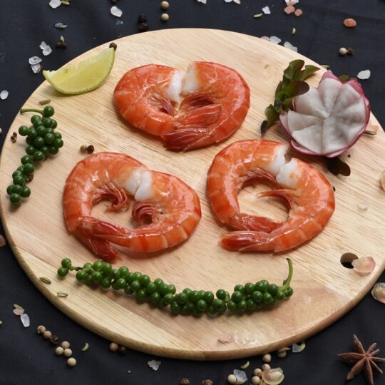 Frozen cooked HL BT. Shrimp