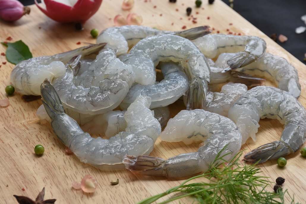 Frozen PTO Van. Shrimp