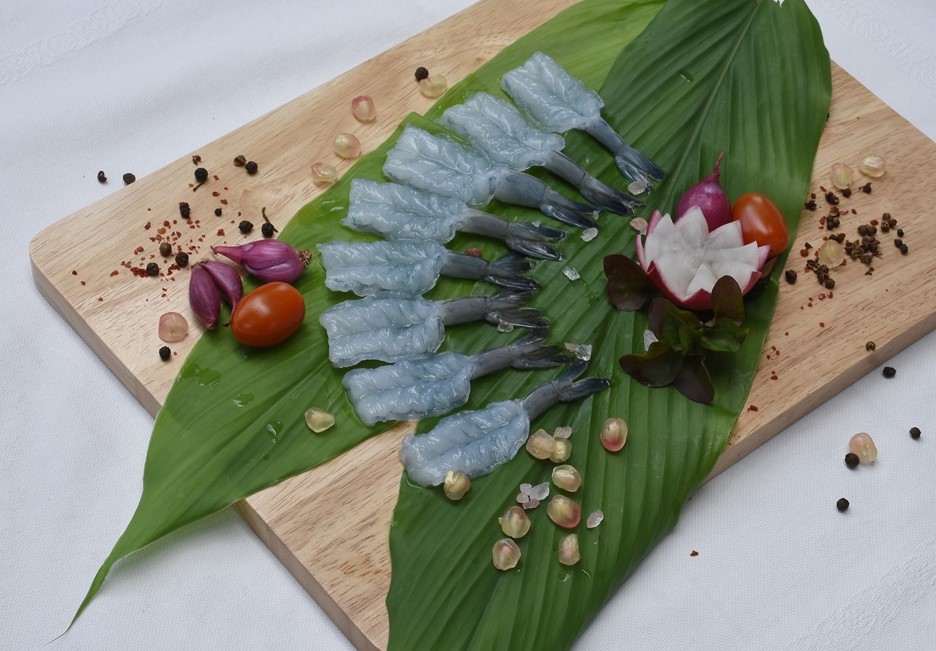 Frozen Butterfly Cut Van. Shrimp