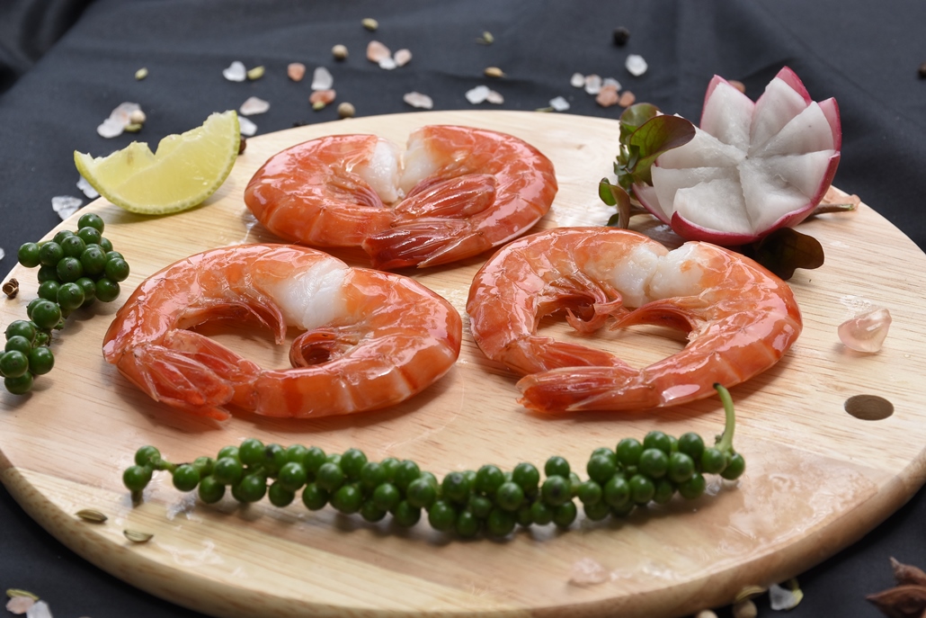 Tôm Thẻ HL Hấp Cấp Đông Rời